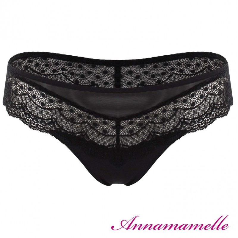 Ulla Josy string zwart 6737