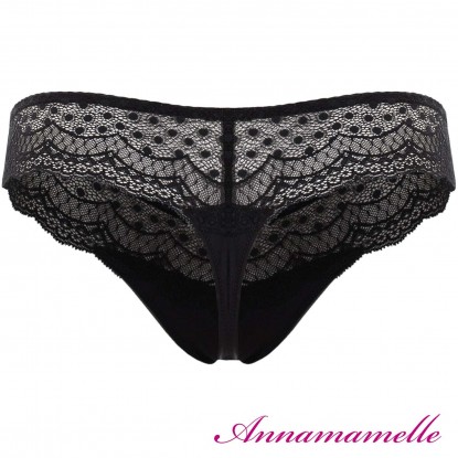 Ulla Josy string zwart 6737