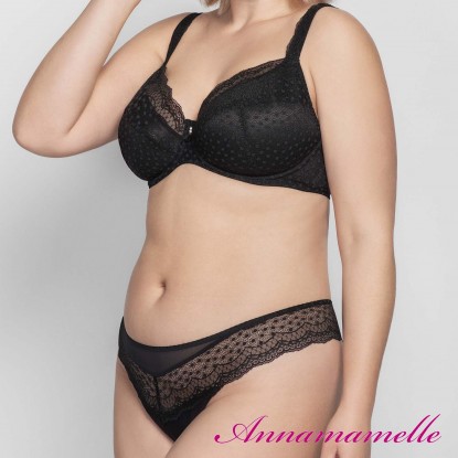 Ulla Josy string zwart 6737
