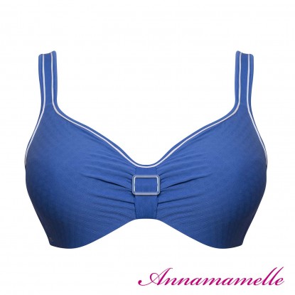 ulla dessous bikinitop blauw