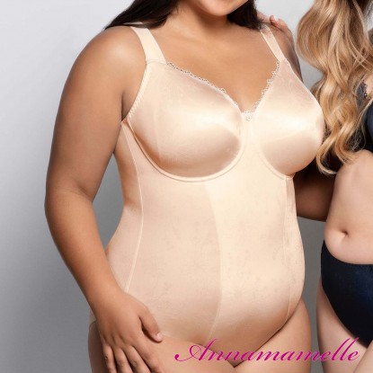 De prachtige Ulla Dessous Viola Body met beugel straalt elegantie uit