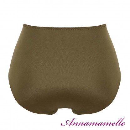 Ulla Dessous Carla  hoge taille slip Olive