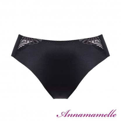 Ulla Dessous Emily gewone slip zwart