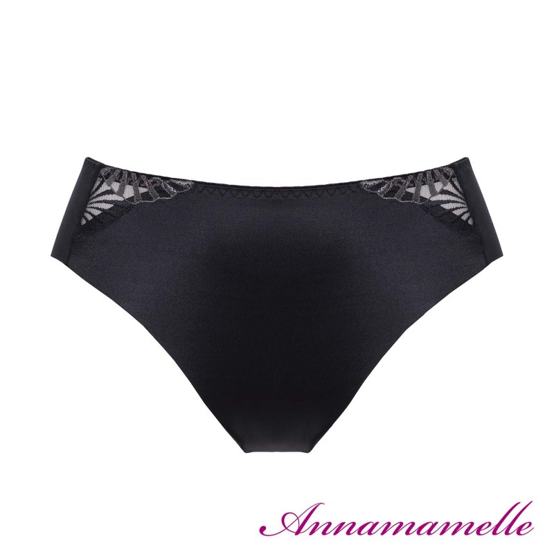 Ulla Dessous Emily gewone slip zwart