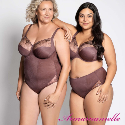 Ulla Dessous Jasmin hoge tailleslip kleur Nelke