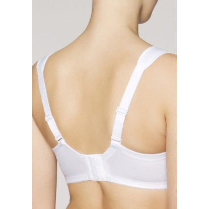 Ulla Dessous Kate  sport BH wit zonder beugel