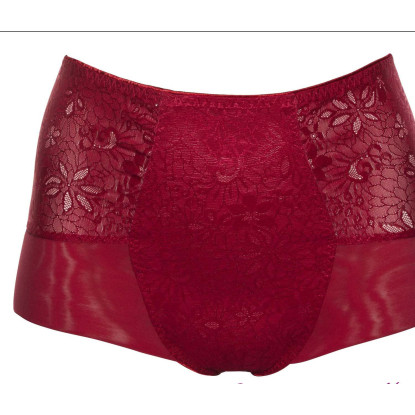 Ulla Dessous Alice hoge taille slip shapewear rood