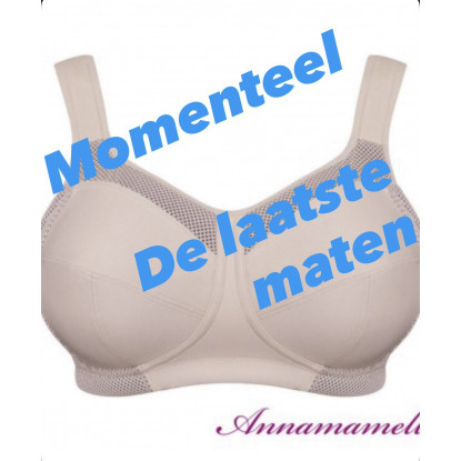 Ulla Kate grote cup sport BH model 6028 zonder beugel cup D - N in huidkleur