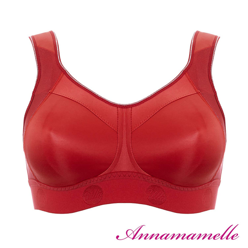 Ulla Dessous Sydney sport BH zonder beugel De nieuwste grote cup sport BH vanaf omvang 65